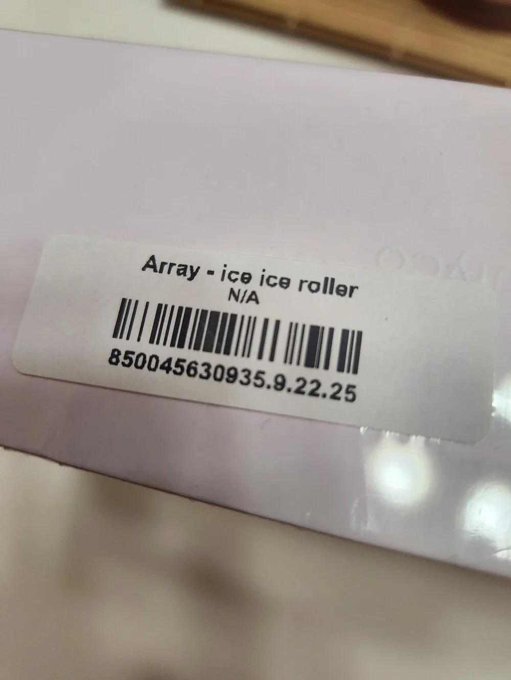 NIB beaut. Ice Ice Roller Freezeable Facial Massager Cryotherapy Skin Care Tool